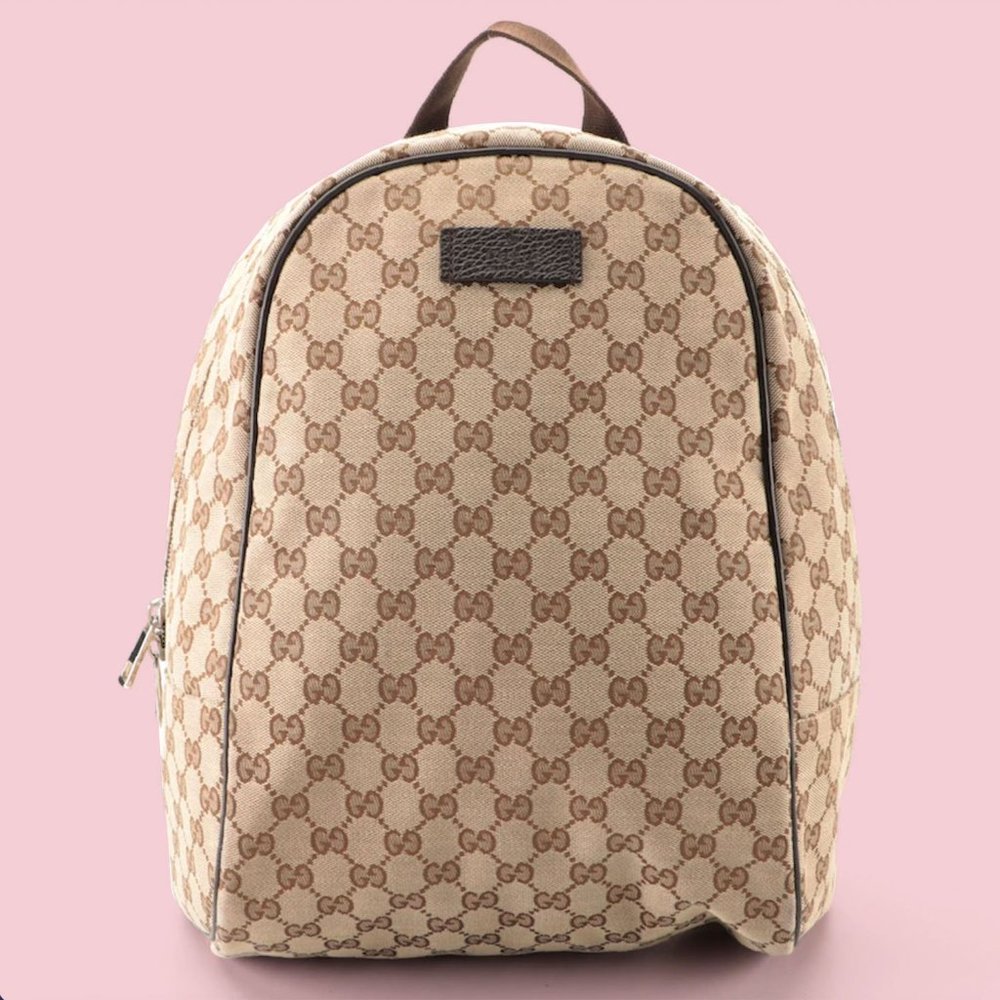 Gucci GG Monogram Canvas Travel Backpack